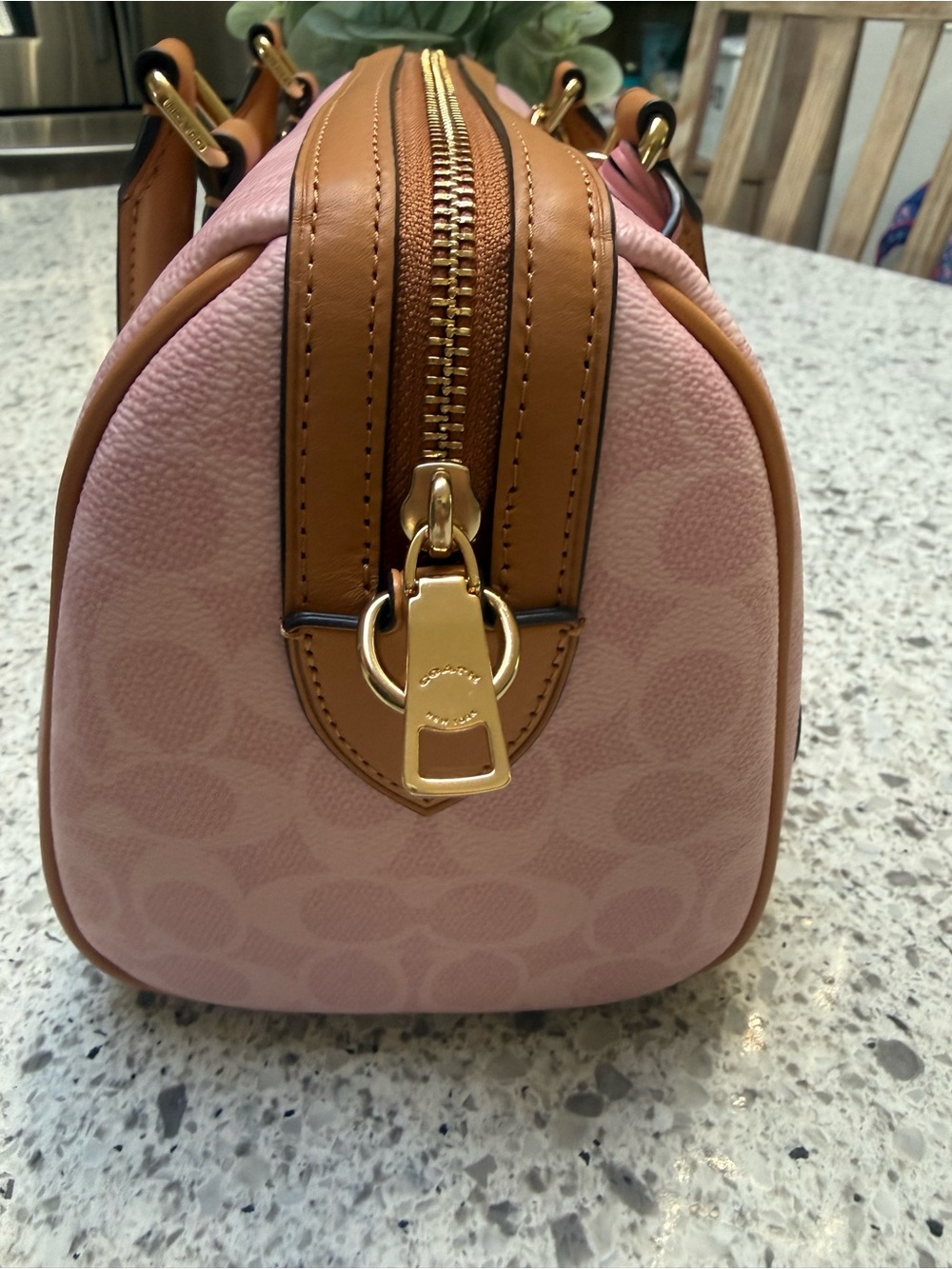 Coach Powder Pink Medium Rowan - NWOT - Picture 9 of 11
